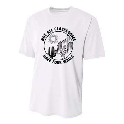 Not All Classrooms Have Four Walls Youth Performance Sprint T-Shirt