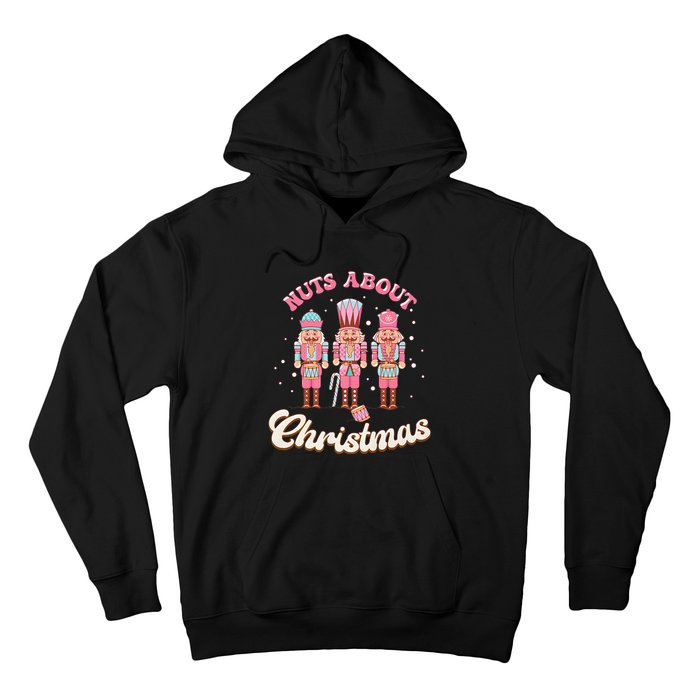 Nuts About Christmas Funny Christmas Nutcracker Hoodie