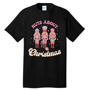 Nuts About Christmas Funny Christmas Nutcracker Tall T-Shirt