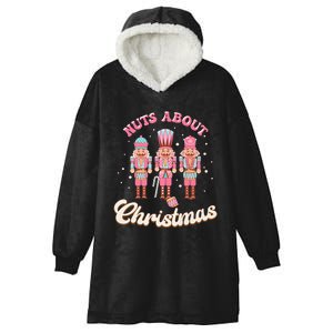 Nuts About Christmas Funny Christmas Nutcracker Hooded Wearable Blanket