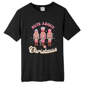 Nuts About Christmas Funny Christmas Nutcracker Tall Fusion ChromaSoft Performance T-Shirt