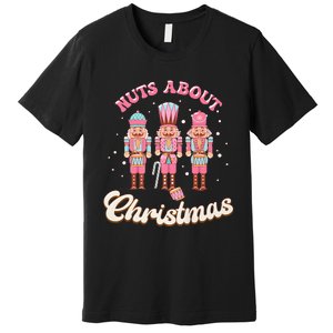 Nuts About Christmas Funny Christmas Nutcracker Premium T-Shirt