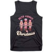 Nuts About Christmas Funny Christmas Nutcracker Tank Top