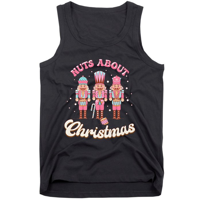 Nuts About Christmas Funny Christmas Nutcracker Tank Top