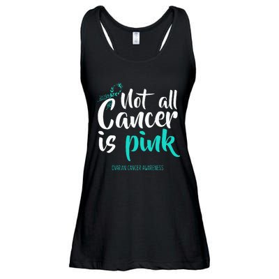 Not All Cancer Is Pink Ovarian Cancer Awareness Ladies Essential Flowy Tank