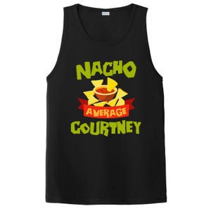 NACHO AVERAGE COURTNEY Funny Birthday Personalized Name Gift PosiCharge Competitor Tank