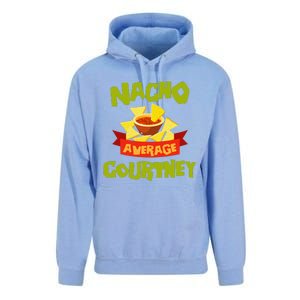 NACHO AVERAGE COURTNEY Funny Birthday Personalized Name Gift Unisex Surf Hoodie