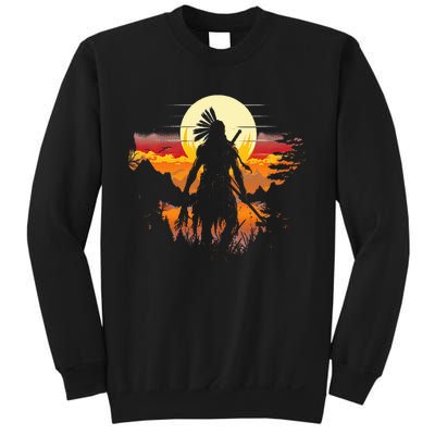 Native American Chief Tribes Culture Sacred Sioux Sweatshirt