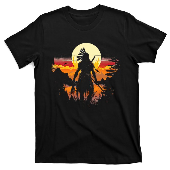 Native American Chief Tribes Culture Sacred Sioux T-Shirt