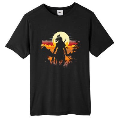 Native American Chief Tribes Culture Sacred Sioux Tall Fusion ChromaSoft Performance T-Shirt