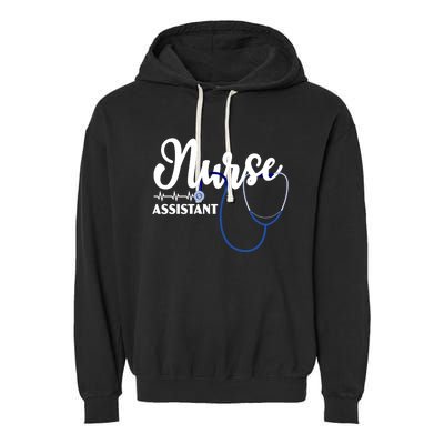 Nurse Assistant Certified Nursing Assistant Medical Cna Gift Garment-Dyed Fleece Hoodie