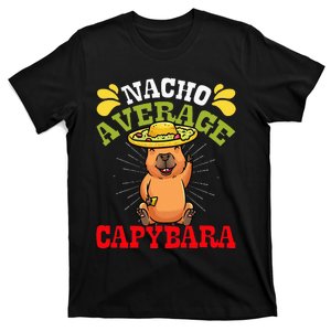 Nacho Average Capybara Cinco De Mayo T-Shirt