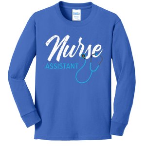 Nurse Assistant Certified Nursing Assistant Medical Cna Meaningful Gift Kids Long Sleeve Shirt