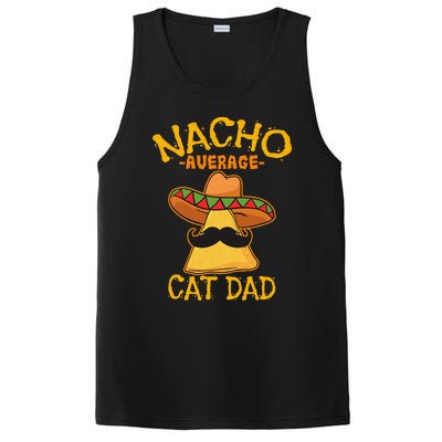 Nacho Average Cat Dad Daddy Lover Owner Cinco De Mayo Party PosiCharge Competitor Tank