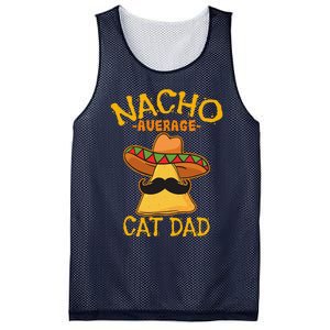 Nacho Average Cat Dad Daddy Lover Owner Cinco De Mayo Party Mesh Reversible Basketball Jersey Tank