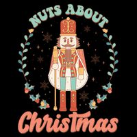 Nuts About Christmas Funny Holiday Zip Tote Bag