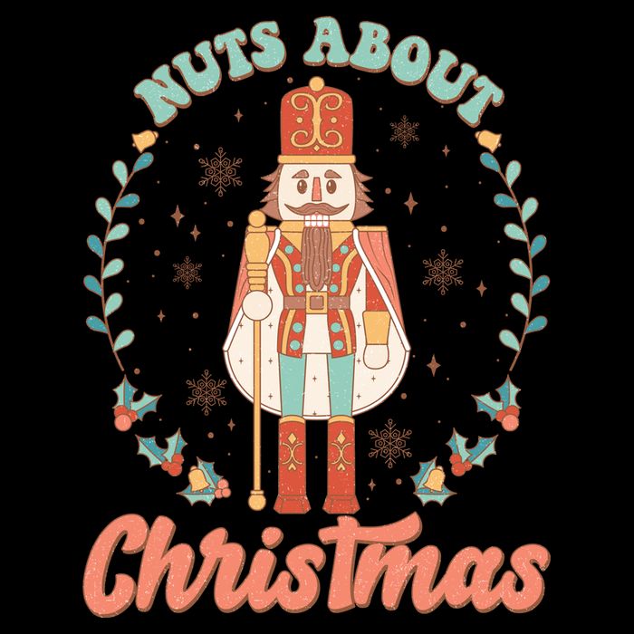 Nuts About Christmas Funny Holiday Zip Tote Bag