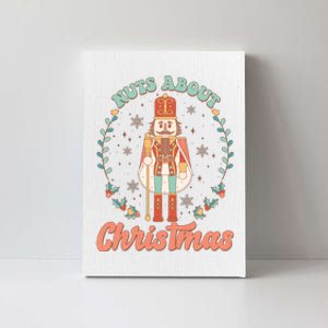 Nuts About Christmas Funny Holiday Canvas