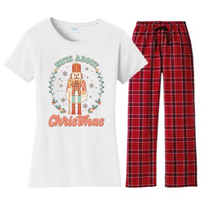 Nuts About Christmas Funny Holiday Women's Flannel Pajama Set