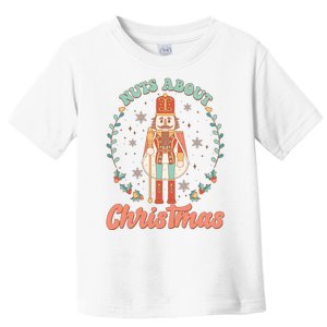 Nuts About Christmas Funny Holiday Toddler T-Shirt