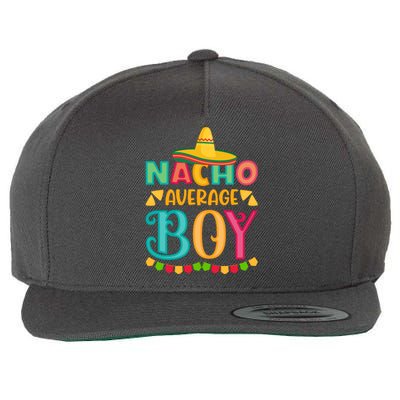 Nacho Average Cinco De Mayo Gift Wool Snapback Cap