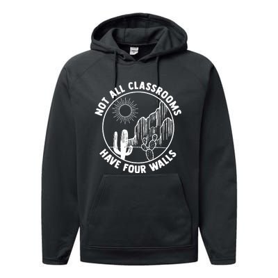 Not All Classrooms Have Four Walls Homeschool Performance Fleece Hoodie