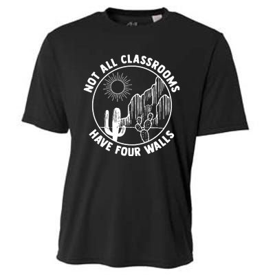 Not All Classrooms Have Four Walls Homeschool Cooling Performance Crew T-Shirt