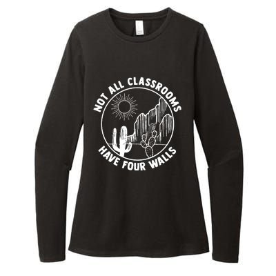 Not All Classrooms Have Four Walls Homeschool Womens CVC Long Sleeve Shirt