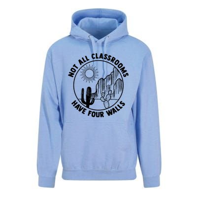 Not All Classrooms Have Four Walls Homeschool Unisex Surf Hoodie