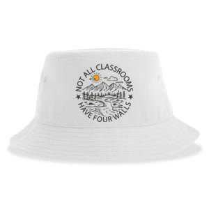 Not All Classrooms Have 4 Walls Teacher Homeschool Outdoor Classroom Aide Nature Sustainable Bucket Hat