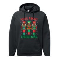 Nuts About Christmas Funny Nutcracker X Mas Performance Fleece Hoodie