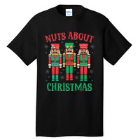 Nuts About Christmas Funny Nutcracker X Mas Tall T-Shirt