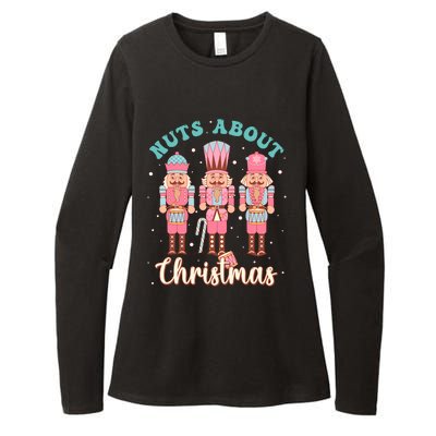 Nuts About Christmas Funny Pastel Christmas Nutcracker Doll Womens CVC Long Sleeve Shirt