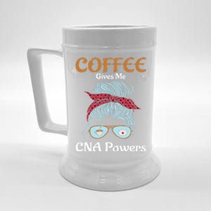 Nurse Aide Coffee Gives Me Cna Powers Healthcare Worker Gift Beer Stein