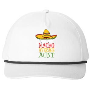 Nacho Average Aunt Snapback Five-Panel Rope Hat