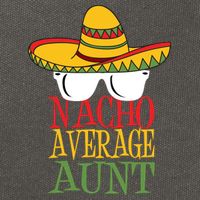 Nacho Average Aunt Cotton Canvas Backpack