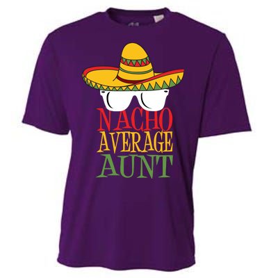 Nacho Average Aunt Cooling Performance Crew T-Shirt