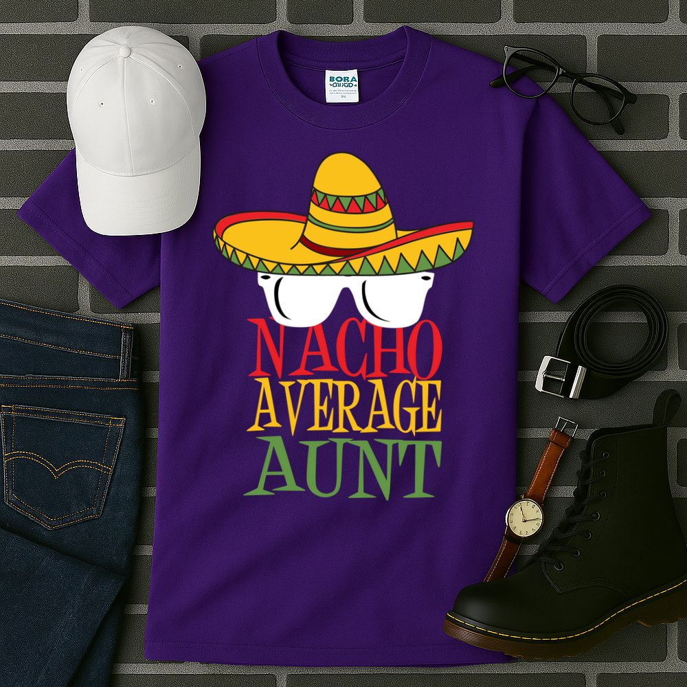 Nacho Average Aunt Tall T-Shirt