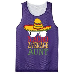 Nacho Average Aunt Mesh Reversible Basketball Jersey Tank