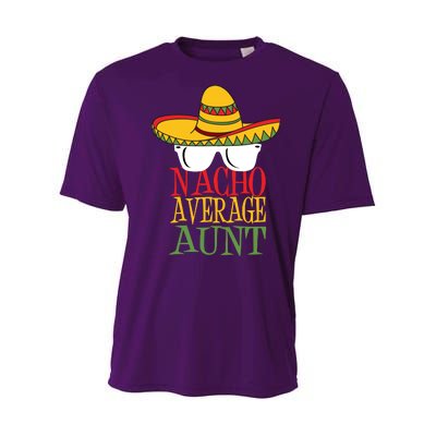 Nacho Average Aunt Youth Performance Sprint T-Shirt