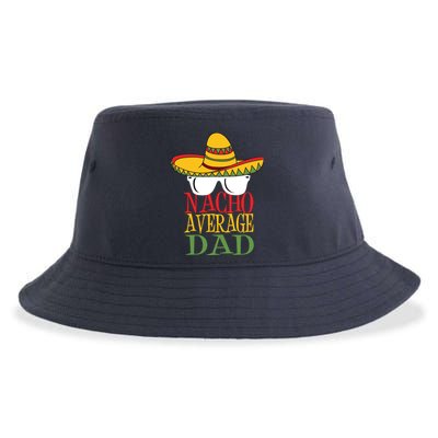 Nacho Average Dad Sustainable Bucket Hat