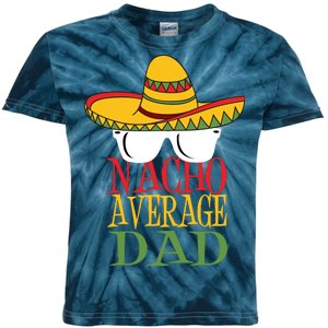 Nacho Average Dad Kids Tie-Dye T-Shirt