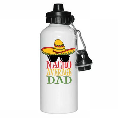 Nacho Average Dad Aluminum Water Bottle 