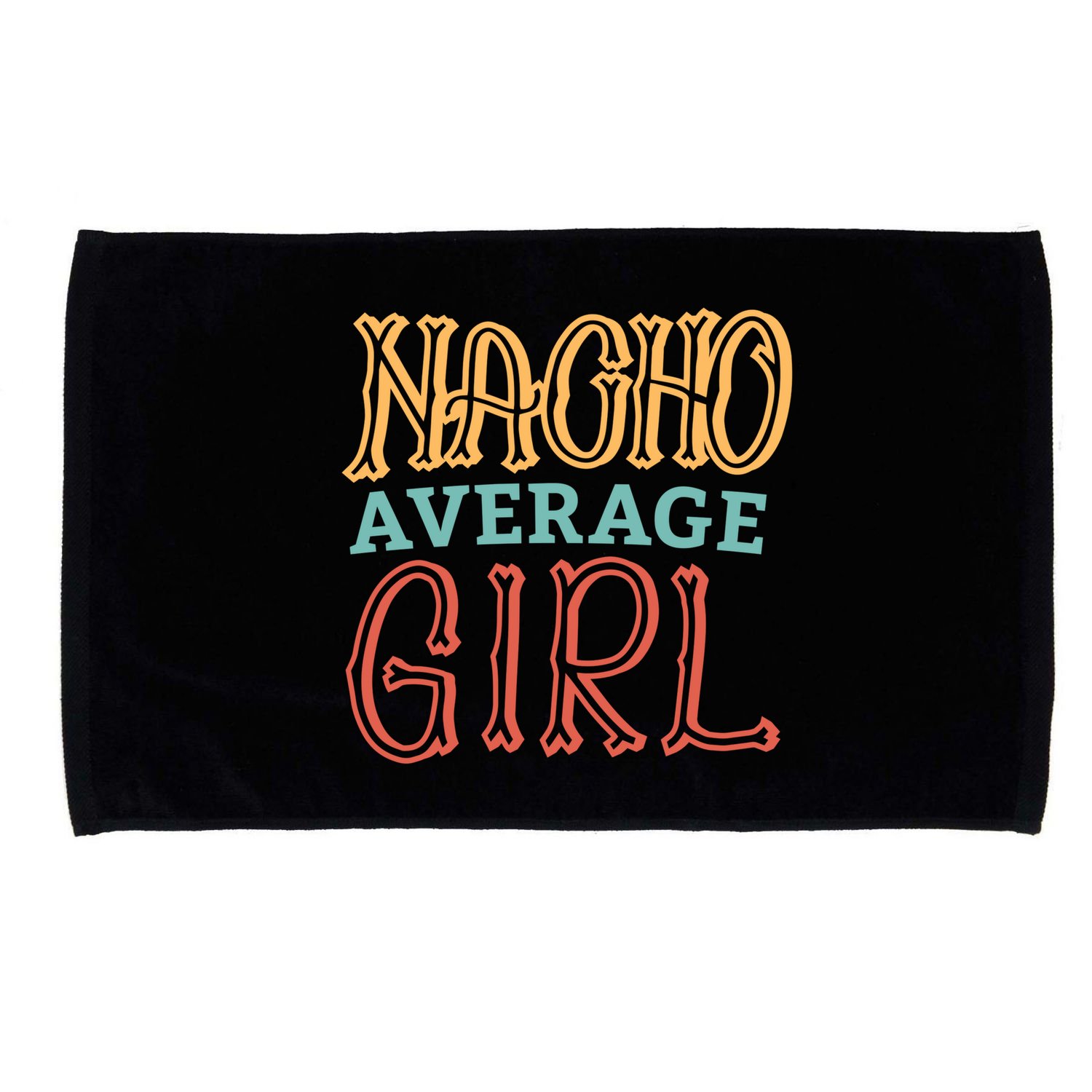 Nacho Average Girl Microfiber Hand Towel