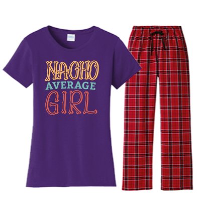 Nacho Average Girl Women's Flannel Pajama Set