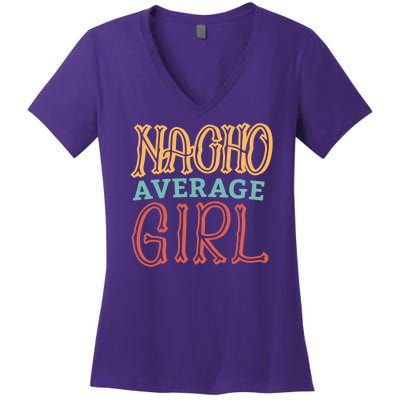 Nacho Average Girl Women's V-Neck T-Shirt