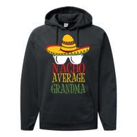 Nacho Average Grandma Performance Fleece Hoodie