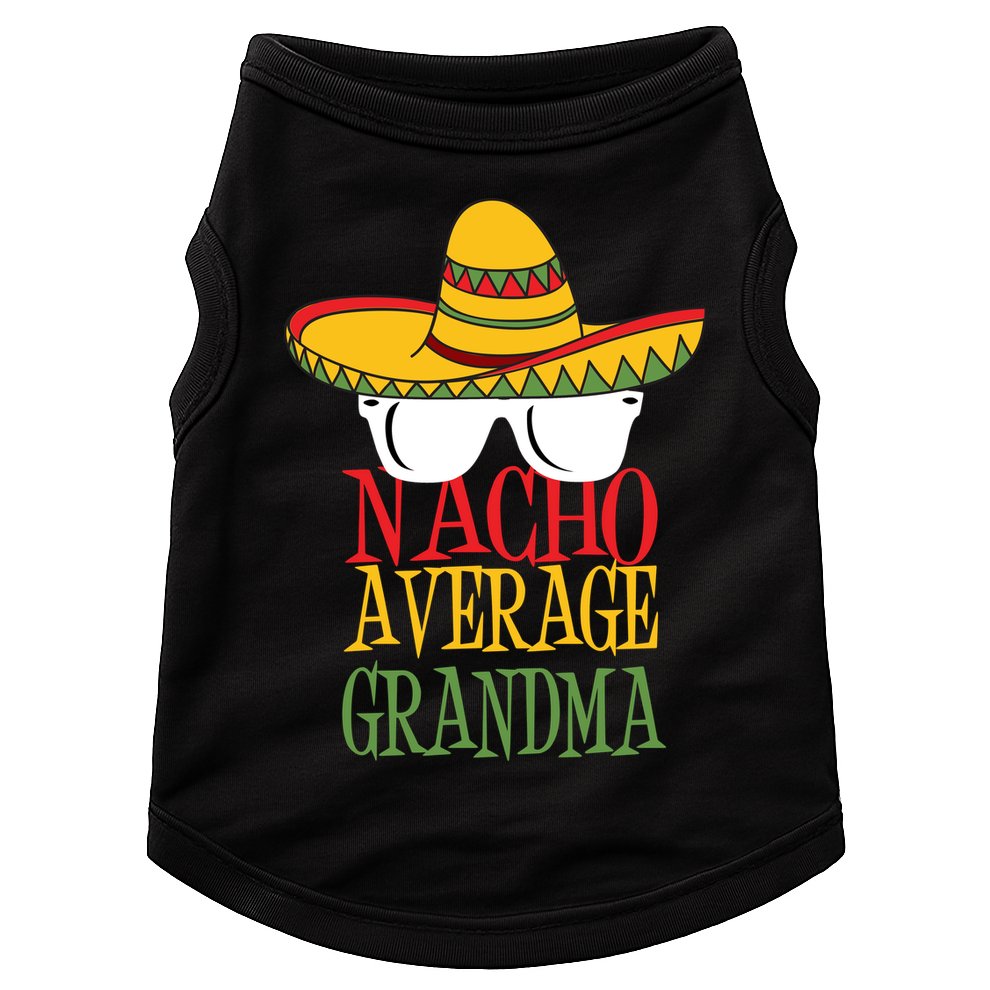 Nacho Average Grandma Doggie Tank