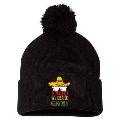 Nacho Average Grandma Pom Pom 12in Knit Beanie