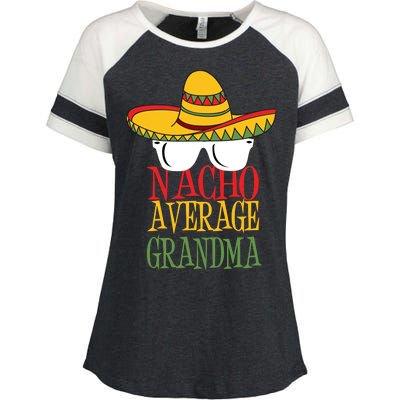 Nacho Average Grandma Enza Ladies Jersey Colorblock Tee